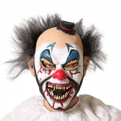 Maske Halloween Clown Schwarz