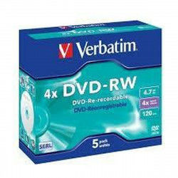 DVD-RW Verbatim 5 Stück...