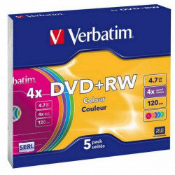 DVD-RW Verbatim 5 Stück...