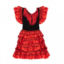 Vestido Flamenco VS-NROJO-LN1