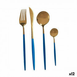 Cutlery Set Blue Golden...