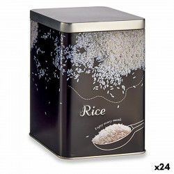 Tin Rice Black Metal 1 L...