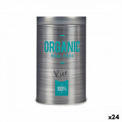 Tin Organic Rice Grey Tin...