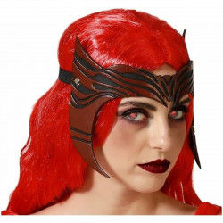 Maske Rot Kriegerin Halloween