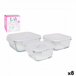 3 Lunchbox-Set LAV Kristall...
